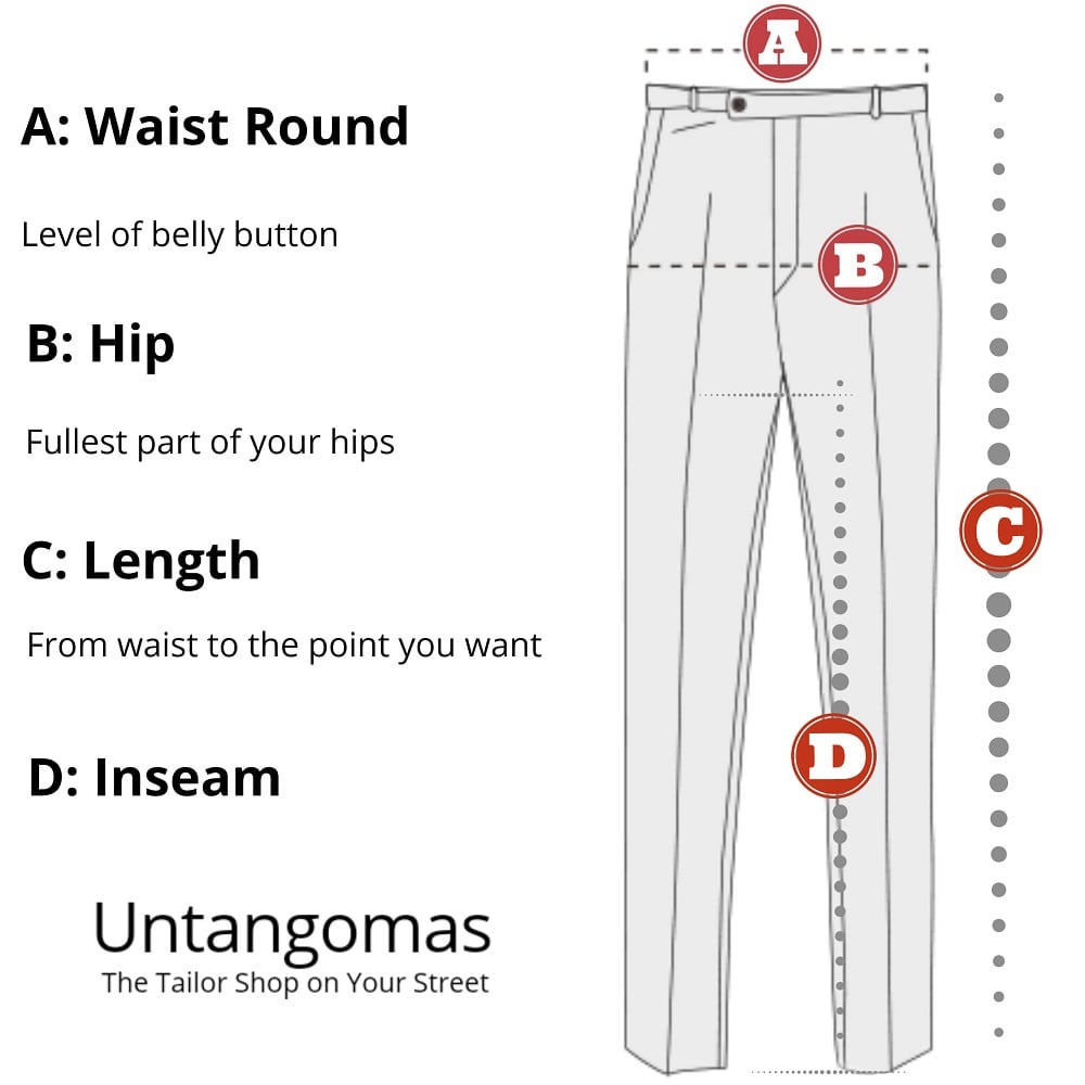 How to Measure Tango Pants