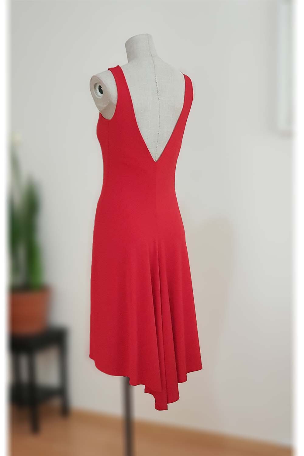 Red Tango Dress | ARYA - One Piece Long ...