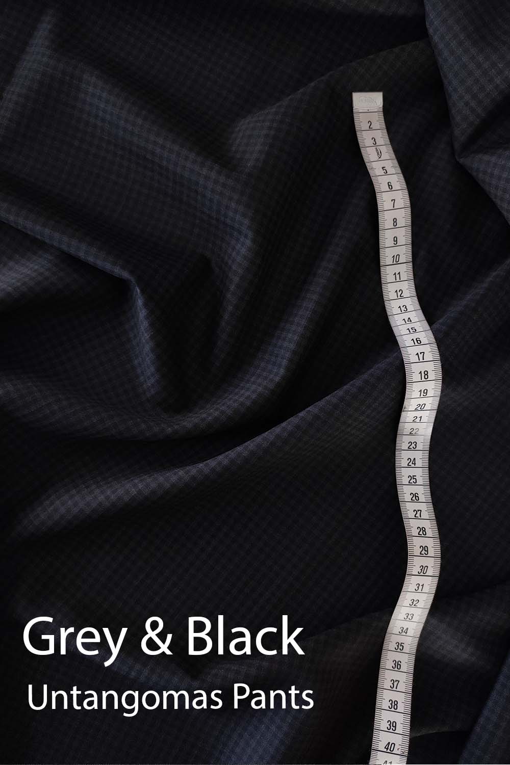 Grey Black tango pants